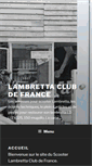 Mobile Screenshot of lambretta-france.com